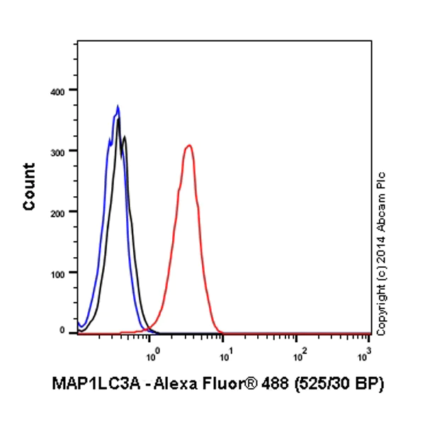 Flow Cytometry (Intracellular) - Alexa Fluor® 488 Anti-MAP1LC3A antibody [EP1983Y] - Autophagosome Marker (AB185036)