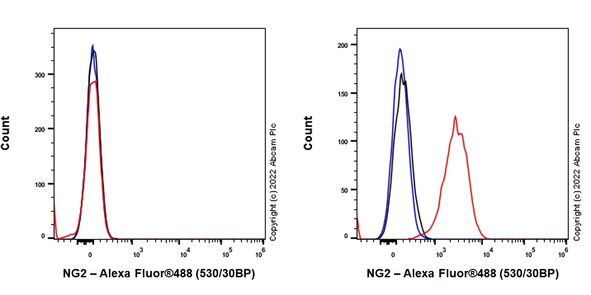 Flow Cytometry - Alexa Fluor® 488 Anti-NG2 antibody [EPR23752-147] (AB306569)