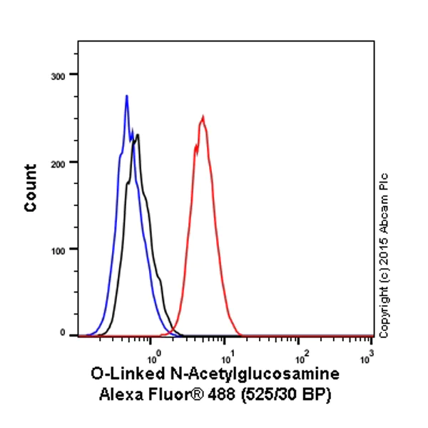 Flow Cytometry (Intracellular) - Alexa Fluor® 488 Anti-O-Linked N-Acetylglucosamine antibody [RL2] (AB201993)