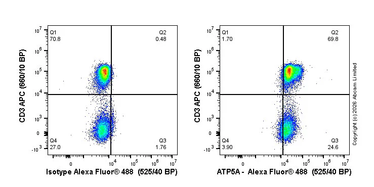 Flow Cytometry (Intracellular) - Alexa Fluor® 488 Rabbit IgG, monoclonal [EPR25A] - Isotype Control (AB199091)