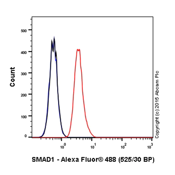 Flow Cytometry (Intracellular) - Alexa Fluor® 488 Anti-Smad1 antibody [EPR5522] (AB197492)
