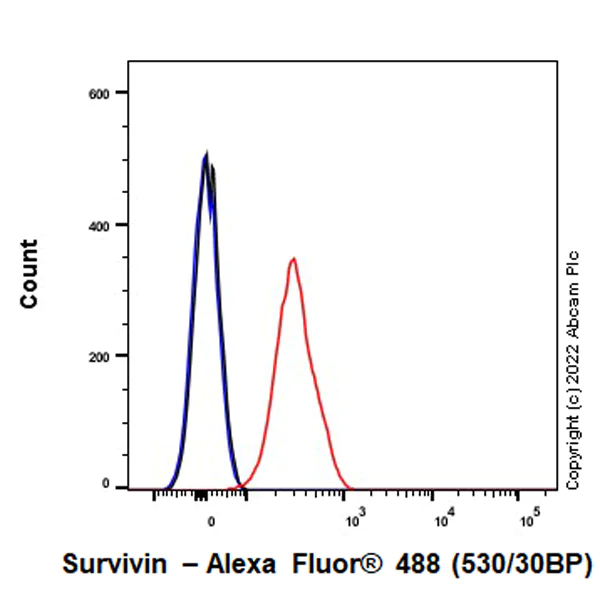 Flow Cytometry - Alexa Fluor® 488 Anti-Survivin antibody [EPR20448] (AB307852)