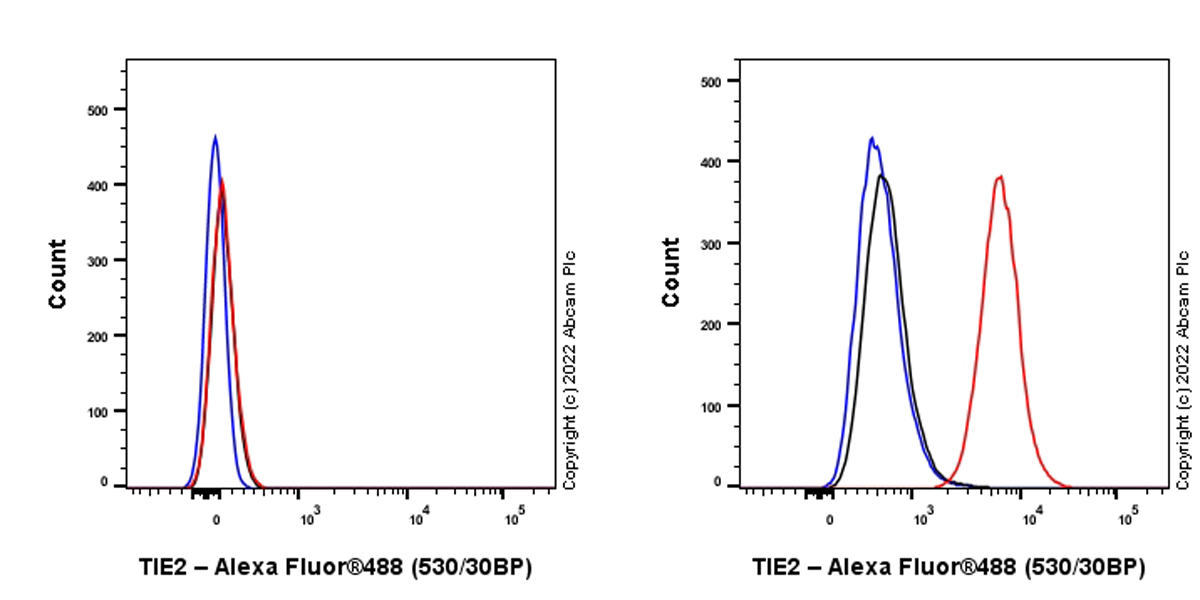 Flow Cytometry (Intracellular) - Alexa Fluor® 488 Anti-TIE2 antibody [EPR21915] (AB307374), expandable thumbnail