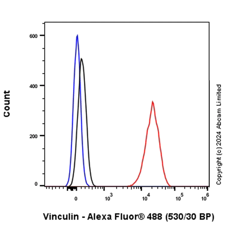 Flow Cytometry (Intracellular) - Alexa Fluor® 488 Anti-Vinculin antibody [EPR8185] (AB196454)