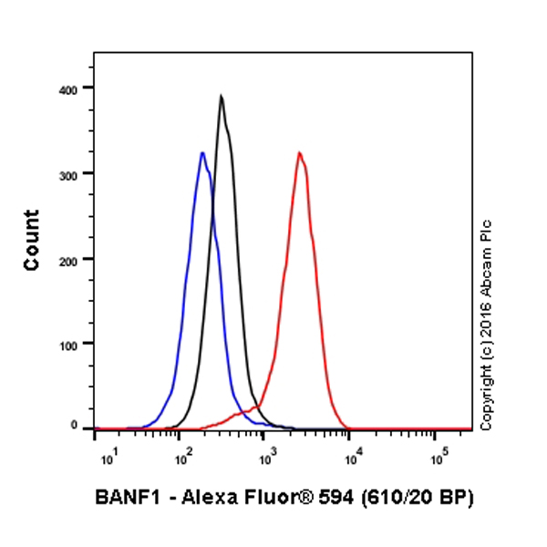 Flow Cytometry (Intracellular) - Alexa Fluor® 594 Anti-BANF1/BAF antibody [EPR7668] (AB208532), expandable thumbnail