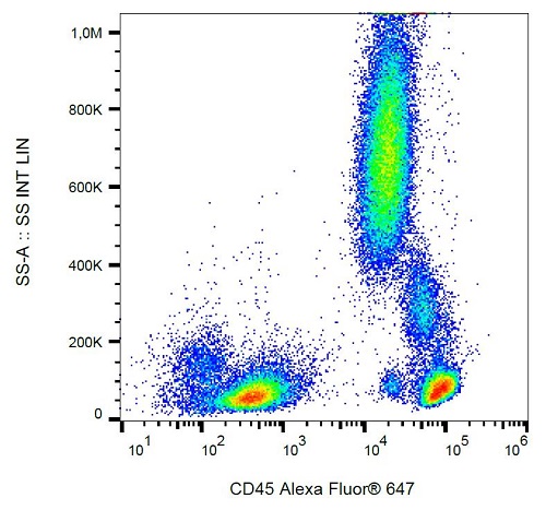 Flow Cytometry - Alexa Fluor® 647 Anti-CD45 antibody [MEM-28] (AB239276), expandable thumbnail