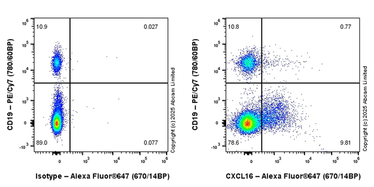 Flow Cytometry - Alexa Fluor® 647 Anti-CXCL16 antibody [EPR29713-506] (AB324078)