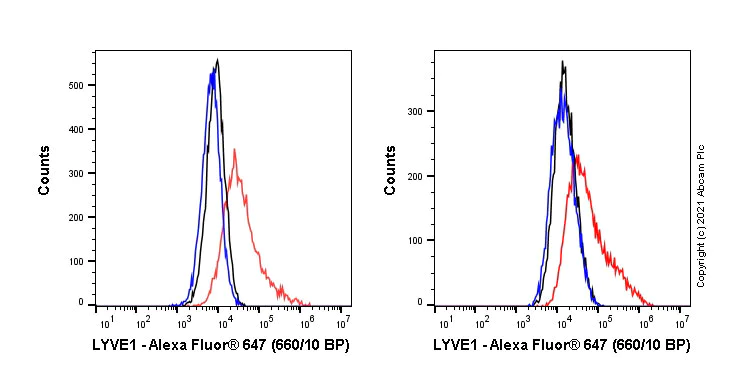Flow Cytometry - Alexa Fluor® 647 Anti-LYVE1 antibody [EPR21771] (AB252162)