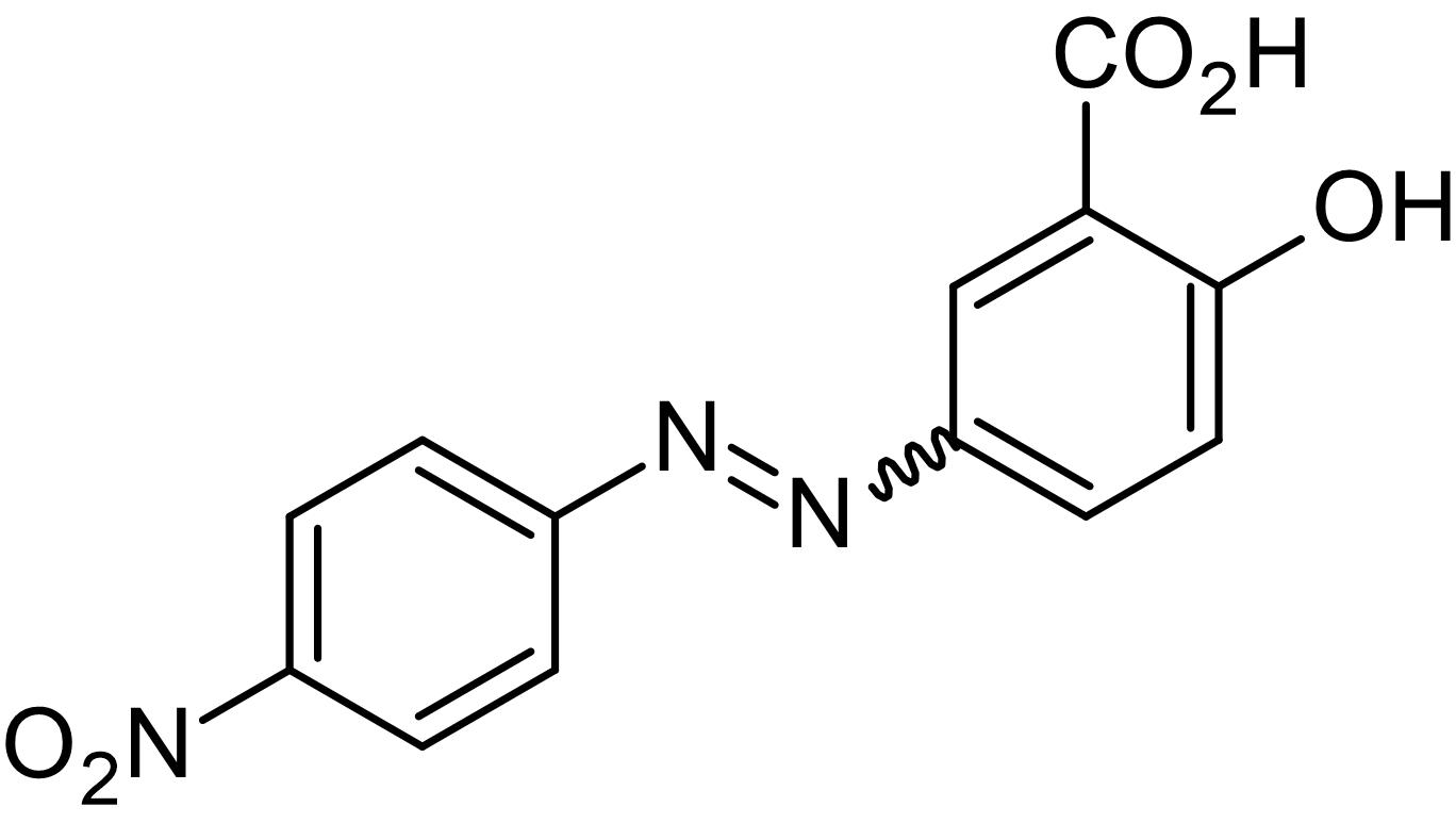 Chemical Structure - Alizarin yellow R, Azo dye (AB146546)