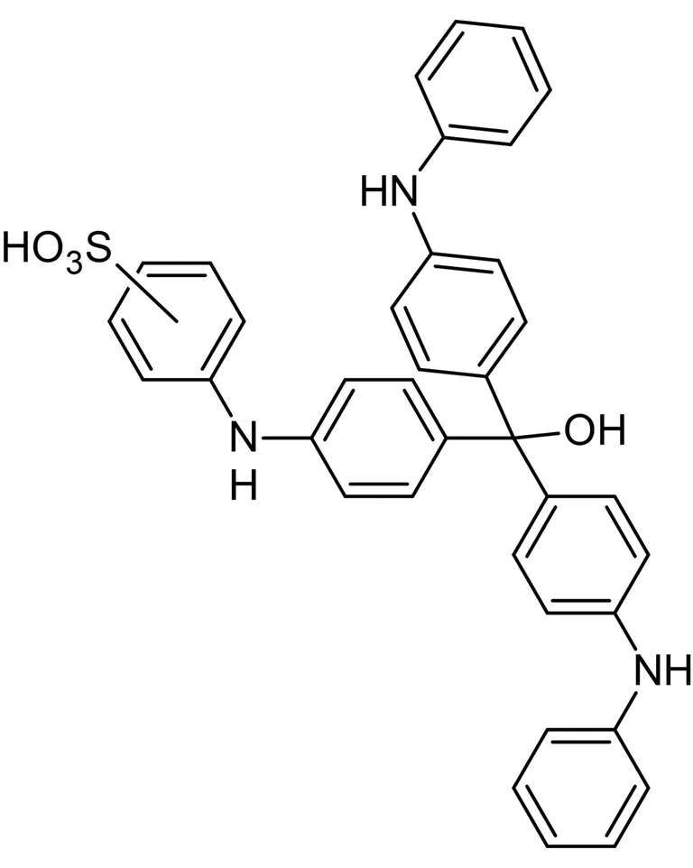 Chemical Structure - Alkali blue 6B, pH indicator (AB146270)