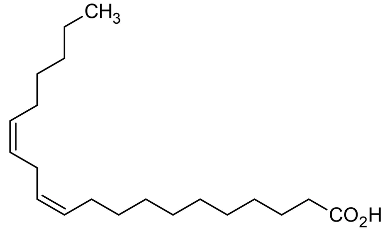 Chemical Structure - all-cis-11,14-Eicosadienoic acid, Long chain polyunsaturated fatty acid (AB143900)