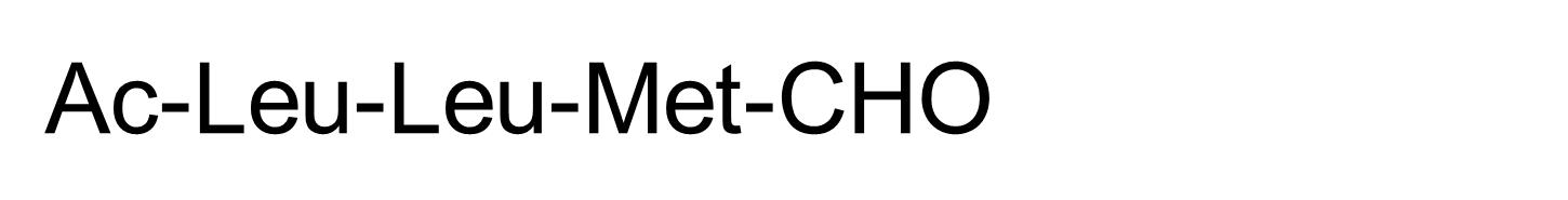 Chemical Structure - ALLM, calpain inhibitor (AB141446)