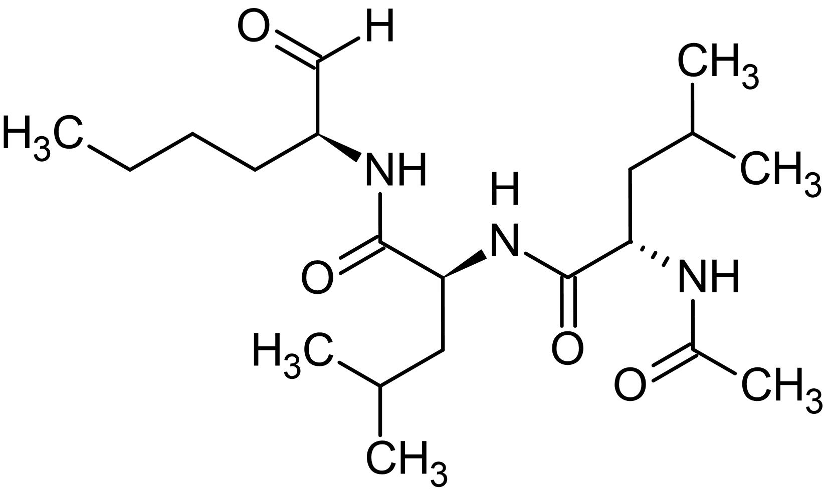 Chemical Structure - ALLN, cysteine proteinase inhibitor (AB141445), expandable thumbnail