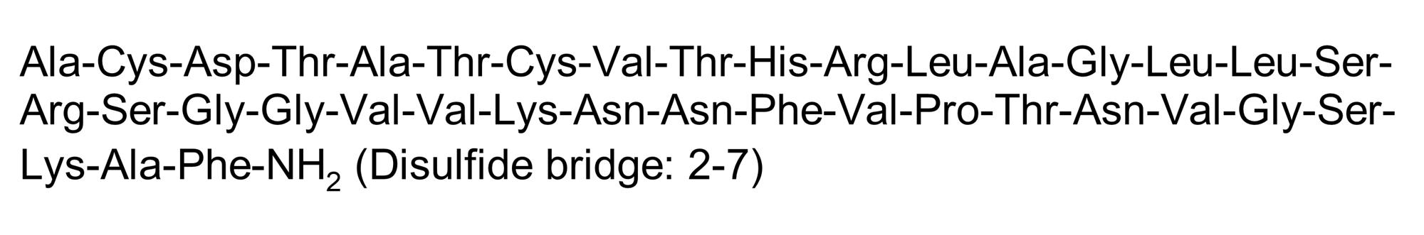 Chemical Structure - alpha-Calcitonin Gene Related Peptide (human), CGRP agonist (AB142518)