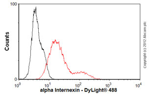 Flow Cytometry - Anti-alpha Internexin antibody [2E3] (AB7654)