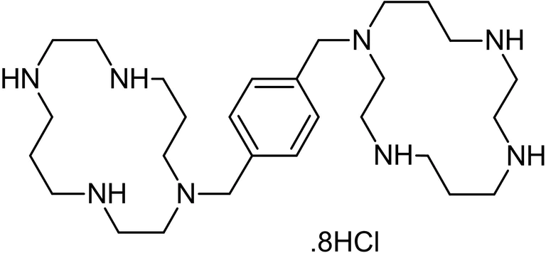 Chemical Structure - AMD3100 octahydrochloride, CXCR4 antagonist (AB120718)