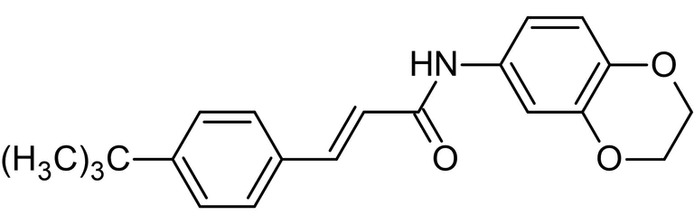 Chemical Structure - AMG 9810, TRPV1 receptor antagonist (AB145874)