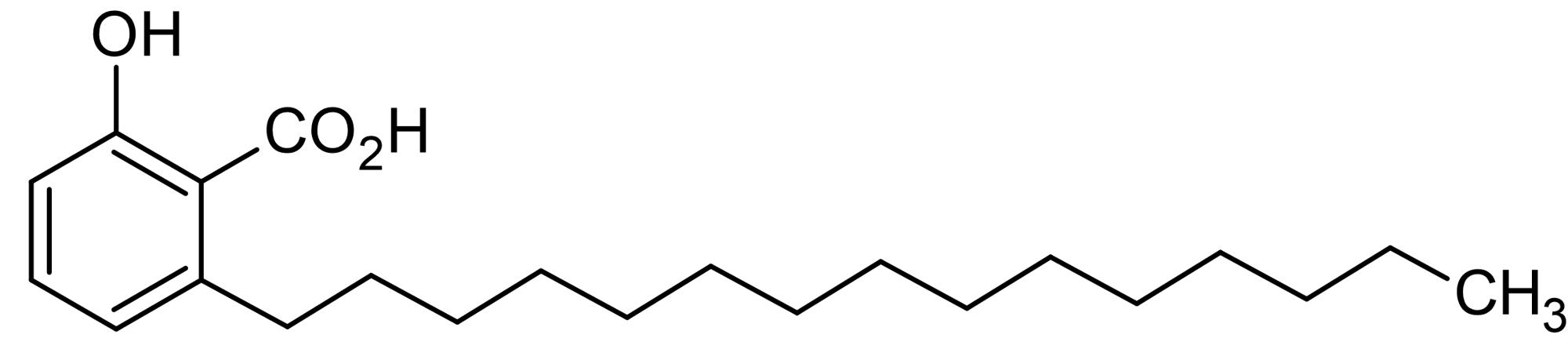 Chemical Structure - Anacardic acid, Histone acetyltransferase (HAT) inhibitor (AB120892), expandable thumbnail