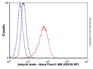 Flow Cytometry - Anti-Ankyrin-B antibody [N105/13] (AB131419)
