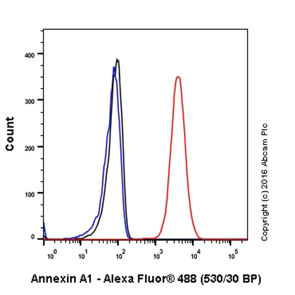 Flow Cytometry (Intracellular) - Anti-Annexin A1/ANXA1 antibody [EPR19342] (AB214486)
