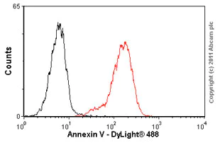 Flow Cytometry - Anti-Annexin V/ANXA5 antibody [1F4-1A5] (AB54775)