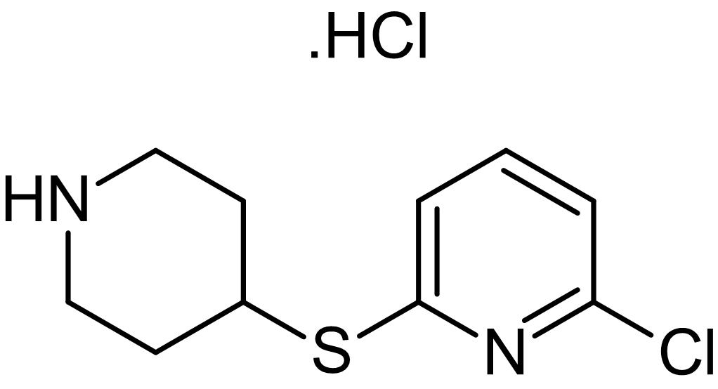 Chemical Structure - Anpirtoline hydrochloride, 5-HT1B receptor agonist (AB146122)