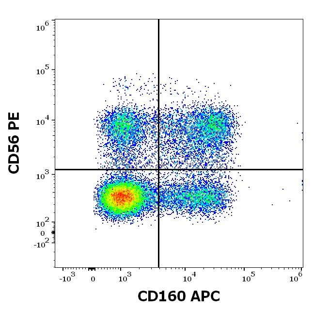 Flow Cytometry - APC Anti-CD160 antibody [BY55] (AB275950)