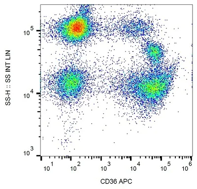 Flow Cytometry - APC Anti-CD36 antibody [TR9] (AB82405)