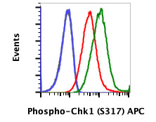 Flow Cytometry - APC Anti-Chk1 (phospho S317) antibody [Chk1S317-G1] (AB278653), expandable thumbnail