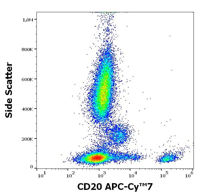 Flow Cytometry - APC/Cy7® Anti-CD20 antibody [2H7] (AB269316)