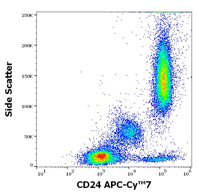 Flow Cytometry - APC/Cy7® Anti-CD24 antibody [SN3] (AB197137)