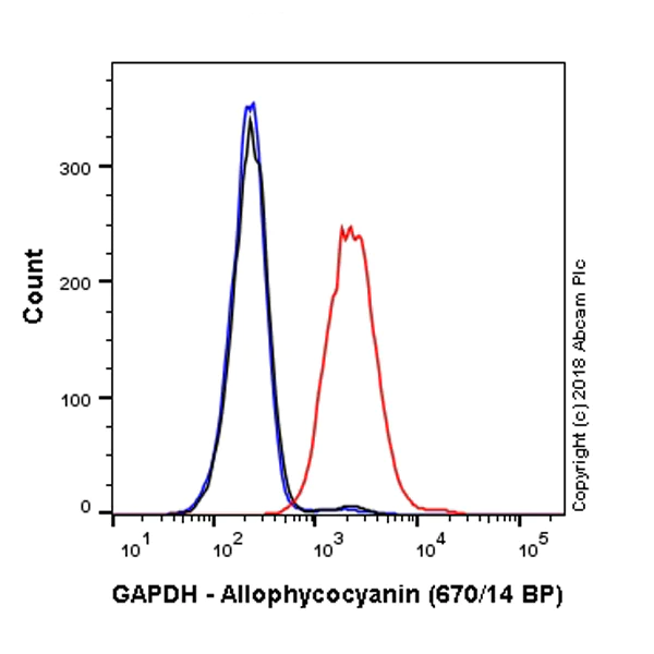 Flow Cytometry (Intracellular) - APC Anti-GAPDH antibody [EPR6256] (AB221270)