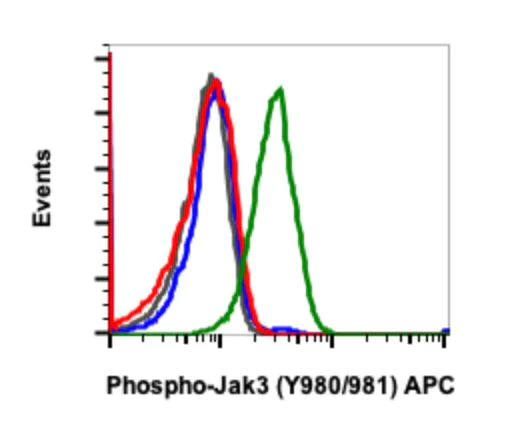 Flow Cytometry - APC Anti-JAK2 (phospho Y1007 + Y1008) antibody [JAK2Y10071008-PB6] (AB278665)