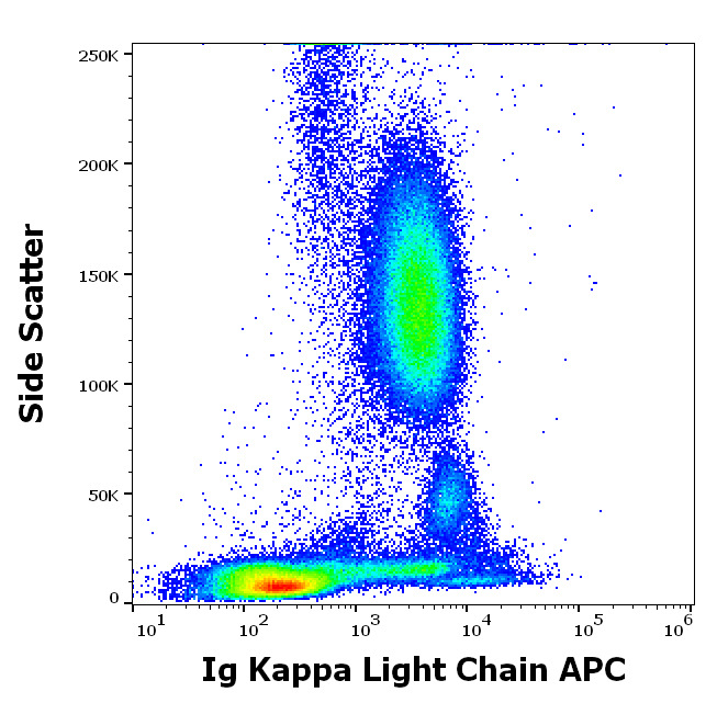 Flow Cytometry - APC Anti-Kappa light chain antibody [TB28-2] (AB119122)