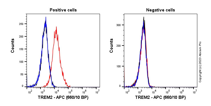 Flow Cytometry - APC Anti-TREM2 antibody [EPR23177-106] (AB313949)