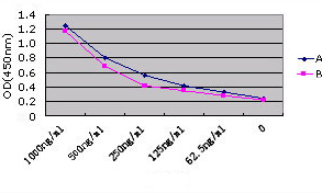Sandwich ELISA - Anti-Apolipoprotein A V/APOA5 antibody [2G1H11, 1F1E8] (AB115772)