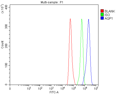 Flow Cytometry - Anti-Aquaporin 1 antibody (AB65837), expandable thumbnail