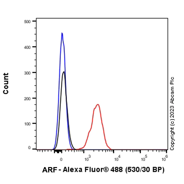 Flow Cytometry (Intracellular) - Anti-ARF1 + ARF3 antibody [EP442Y] (AB32524)