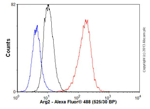 Flow Cytometry (Intracellular) - Anti-Arg2 antibody [EPR9473] - BSA and Azide free (AB225989)