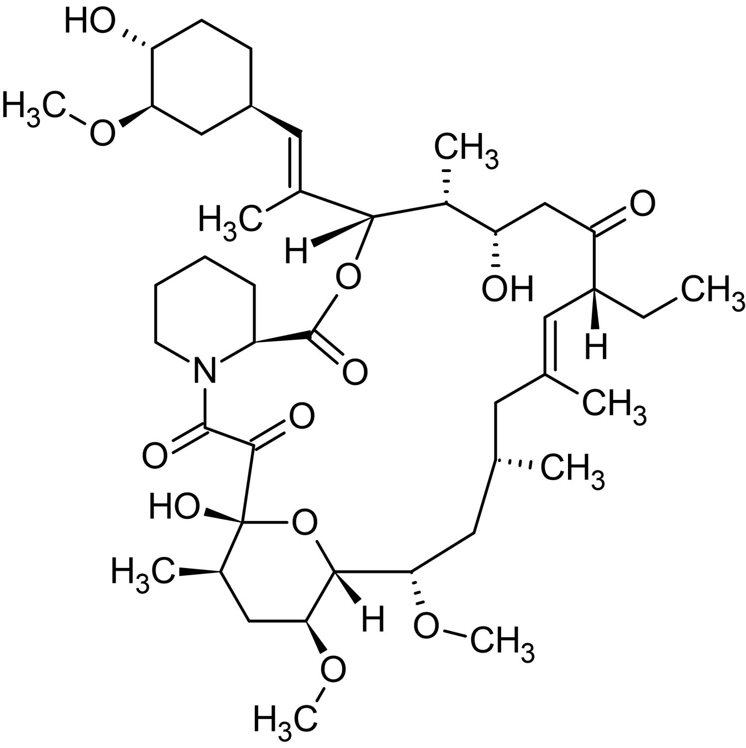 Chemical Structure - Ascomycin, Calcineurin/PP2B inhibitor (AB141016), expandable thumbnail