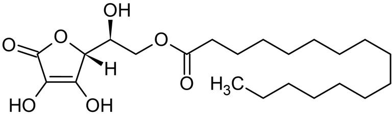 Chemical Structure - Ascorbic acid 6-palmitate, Ascorbic acid derivative (AB141423)
