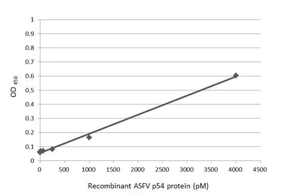 Sandwich ELISA - Anti-ASFV p54 antibody [GT1075] - BSA and Azide free (AB327555)