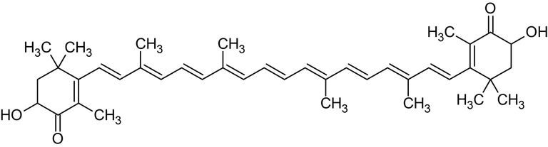 Chemical Structure - Astaxanthin, Antioxidant agent (AB144193)
