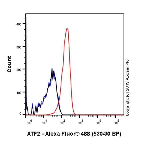 Flow Cytometry (Intracellular) - Anti-ATF2 antibody [EPR22938-114] (AB239361), expandable thumbnail