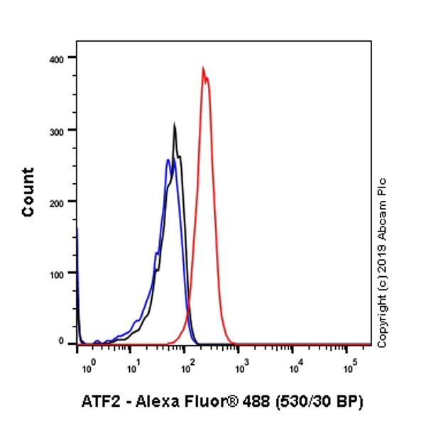 Flow Cytometry (Intracellular) - Anti-ATF2 antibody [EPR22938-114] - BSA and Azide free (AB256820)