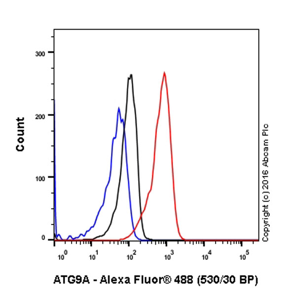 Flow Cytometry (Intracellular) - Anti-ATG9A antibody [EPR2450(2)] (ab108338), expandable thumbnail