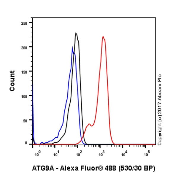 Flow Cytometry (Intracellular) - Anti-ATG9A antibody [EPR2450(2)] (AB108338), expandable thumbnail