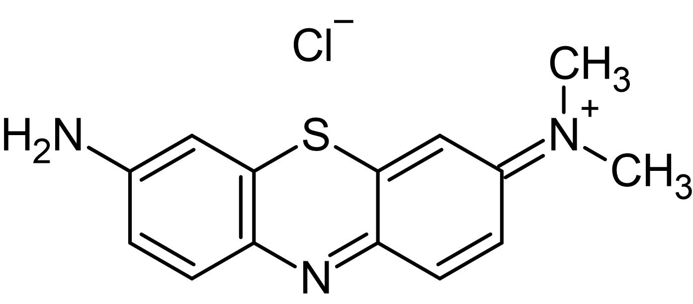 Chemical Structure - Azure A chloride salt, blue nuclear staining component (AB146382), expandable thumbnail