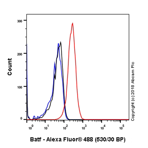 Flow Cytometry (Intracellular) - Anti-BATF antibody [EPR21911] - BSA and Azide free (AB234621), expandable thumbnail