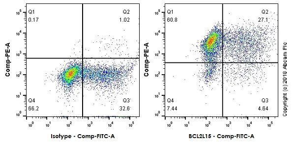 Flow Cytometry (Intracellular) - Anti-BCL2L15 antibody [EPR17873] (AB184932)
